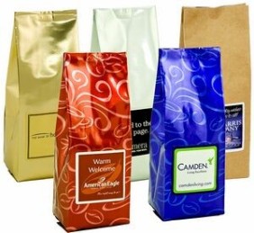 10 Oz. Gourmet Coffee Bag (Printed Label)